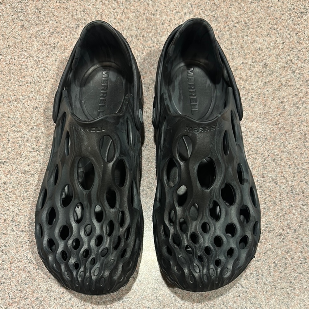 Merrell Black Hydro Moc Clogs size 8